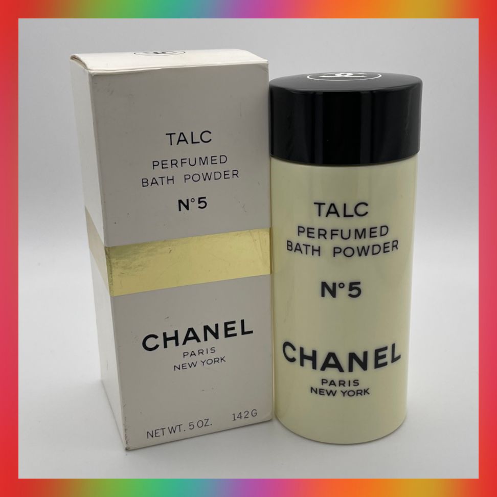 新古品 シャネル TALC PERFUMED BATH POWDER N°5 CHANEL PARIS NEW 