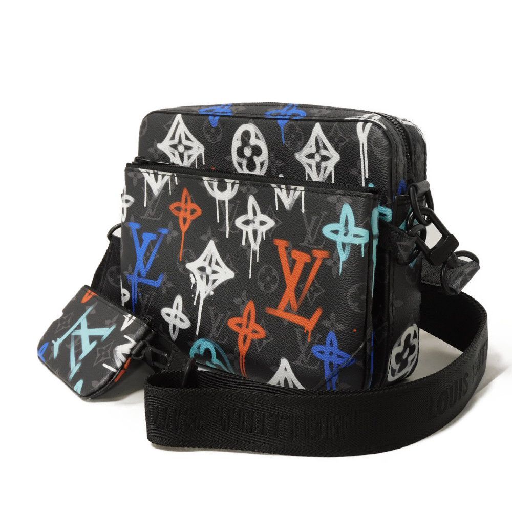 LOUIS VUITTON ルイ・ヴィトン トリオ メッセンジャー LVロゴ