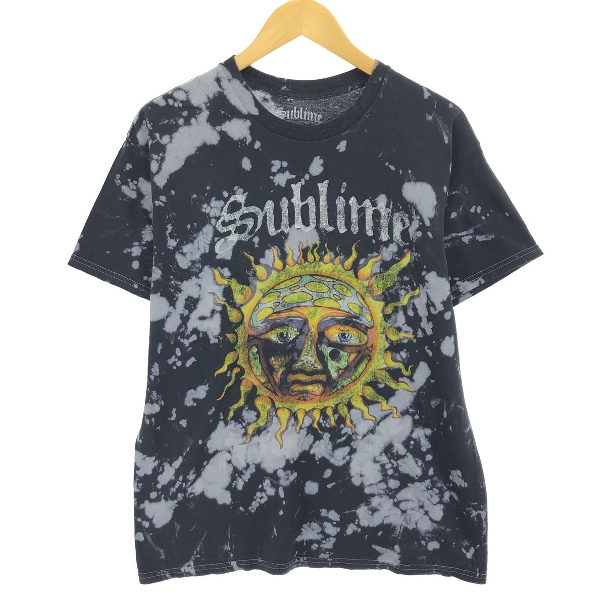 古着 SUBLIME サブライム ブリーチ加工 バンドTシャツ バンT メンズL相当/eaa467186