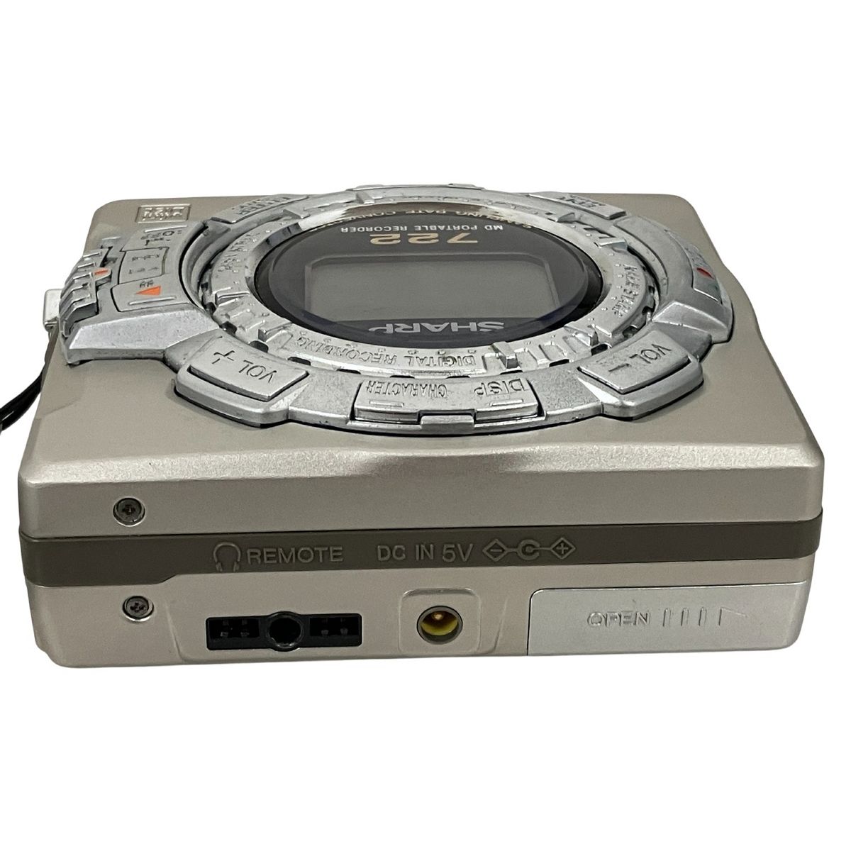  SHARP MD-MS 722-S MDポータブルレコーダー ポータブルMDプレーヤー ポータブルプレーヤー