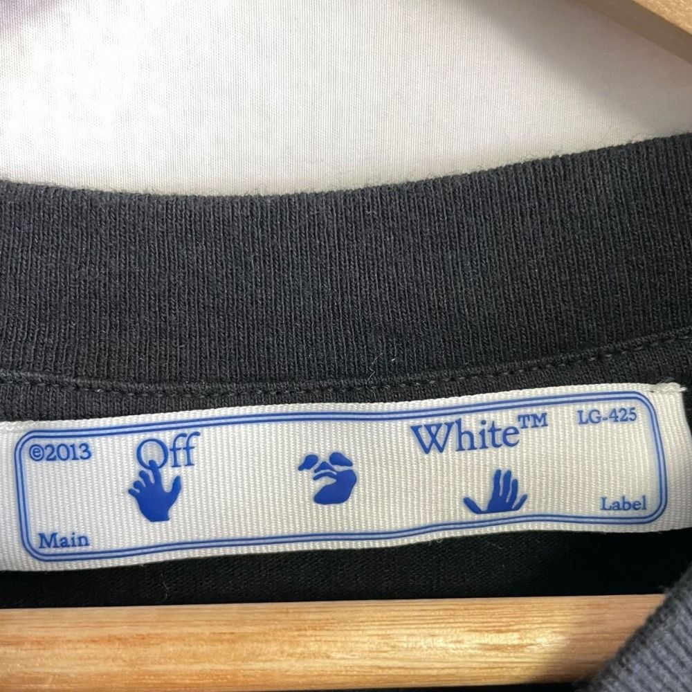 美品 OFF-WHITE オフホワイト PEACE WORLDWIDE ARROW S/S TEE 半袖  