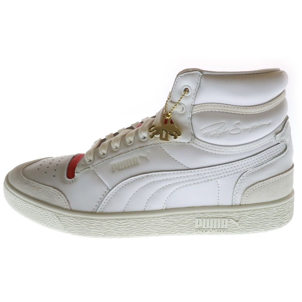 Puma ハイカットスニーカー ホワイト/ブルー/レッド　ラルフサンプソンコラボ リプレイとプーマが限定コラボモデルを発売！名作ラルフ