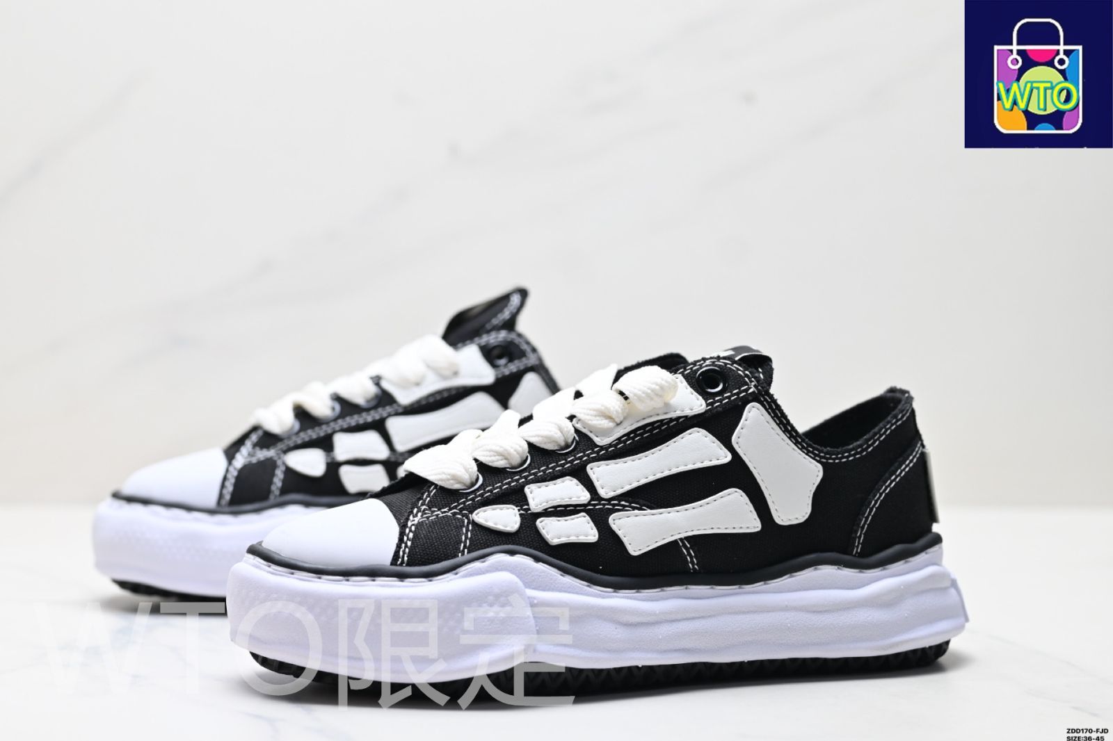 Maison Mihara Yasuhiro x AMIRI Skel-Top Low メゾン ミハラ