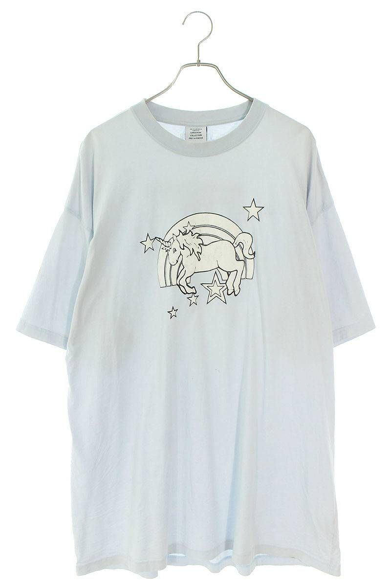 希少】VETEMENTS 21SS unicorn Tシャツ-