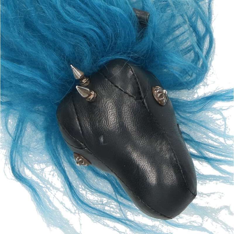 クロムハーツ DINO LTHR/ダイナソー クロスボールボタンレザー  