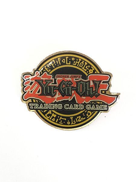 雑貨 古着 90s Yu-Gi-Oh! 遊戯王 千年ロッド 逆輸入 ロゴ ピンバッジ 3