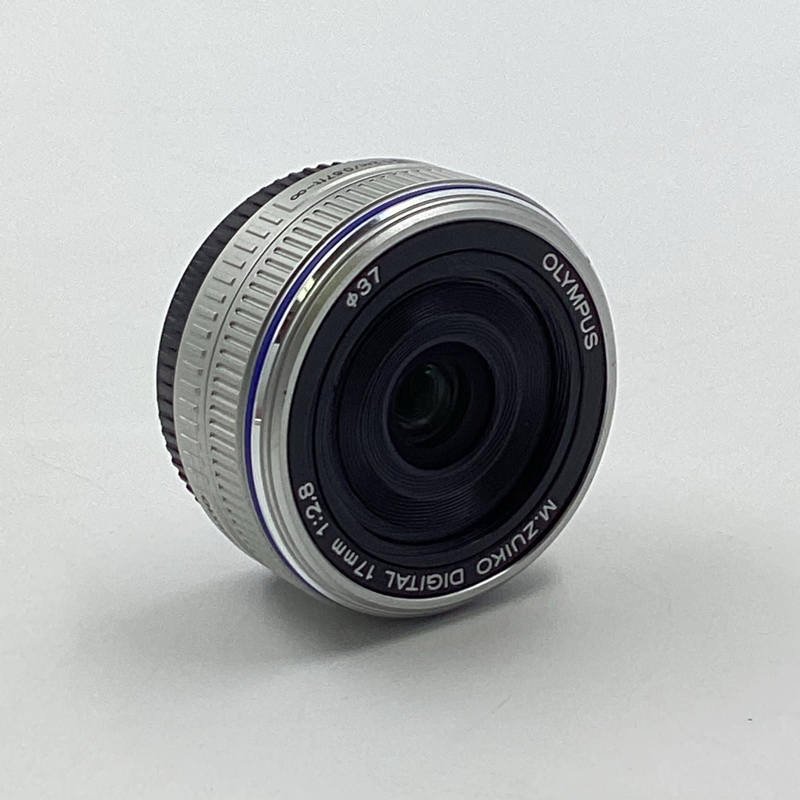 OLYMPUS M.ZUIKO DIGITAL 17mm F2.8 シルバー 動作確認済【全額