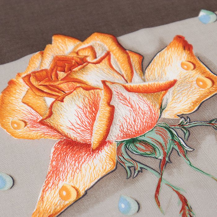 美品】HERMES エルメス スカーフ カレジェアン140 LA ROSEE Anne  