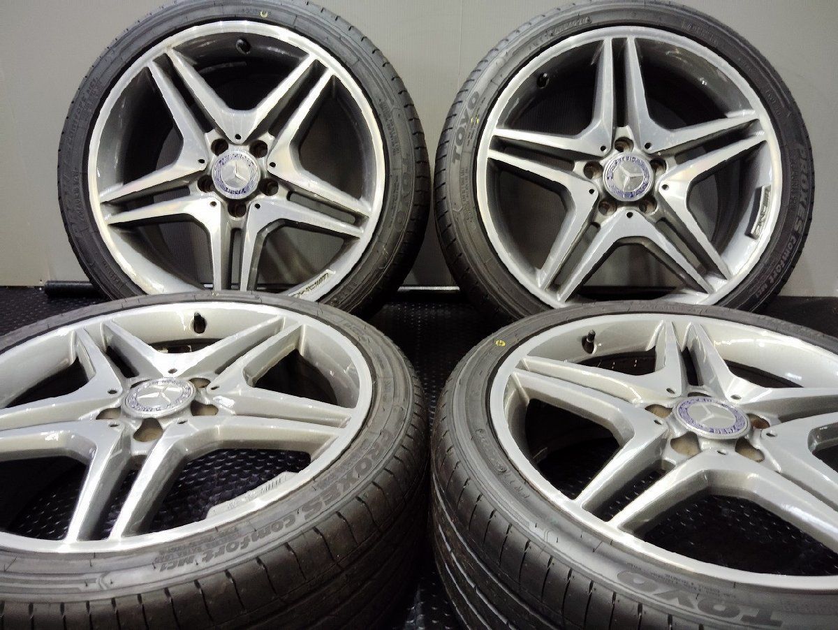 タイヤ バランス済 TY PROXES comfort MC1 225 40R18 夏タイヤ ベンツ W176 Aクラス 純正 18インチ 7.5J5HPCD112 52 VTG974