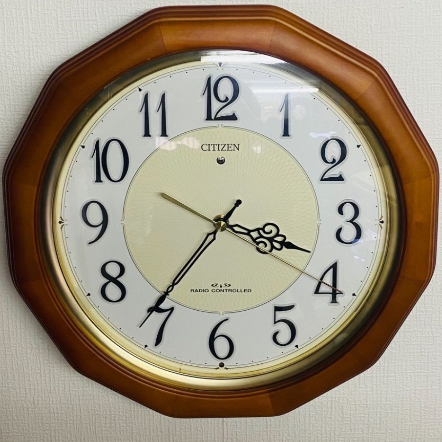 CITIZEN 壁掛け電波時計 4ME486-0 PM-17B CITIZEN 壁掛け電波時計 4ME486-0 PM-17B