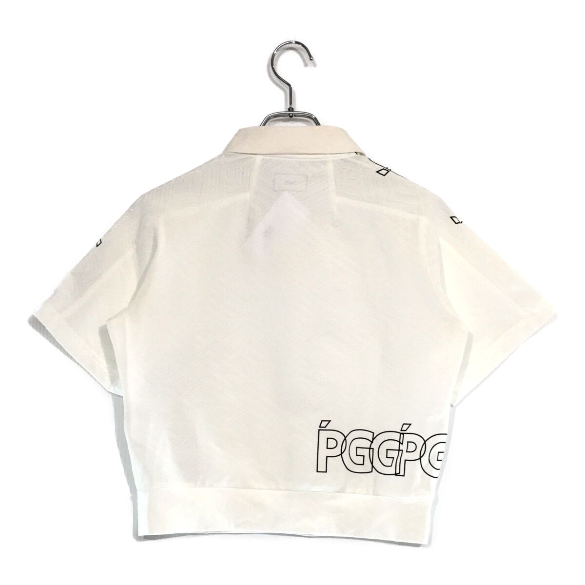 coco 中古 ピージージー PGG レディース 半袖ポロシャツ 0(S) 白 ホワイト パーリーゲイツ coco 中古 ピージージー PGG レディース 半袖ポロシャツ 0(S) 白