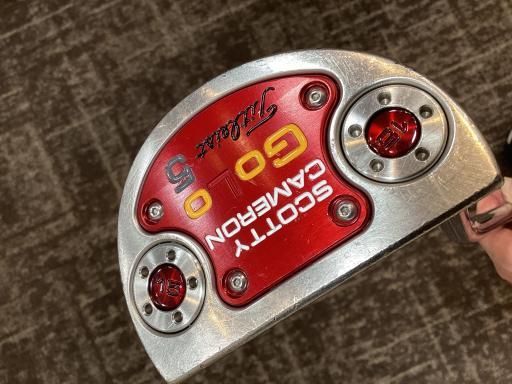タイトリスト SCOTTY CAMERON GoLo 5 34インチ レフティ パター PT スチール フレックスその他 メンズ 男性用 左利き レフティ 左用 Cランク ゴルフクラブ