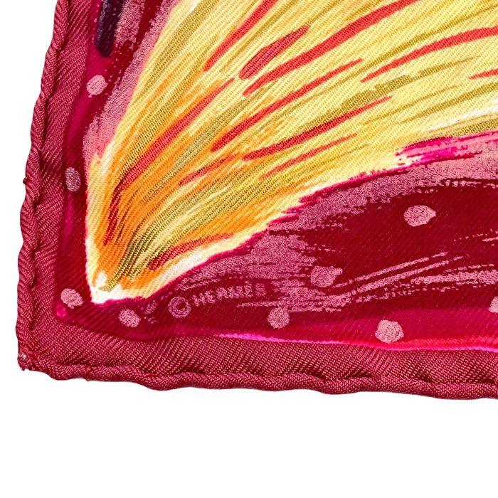 エルメススカーフ 絹 プチカレ Feux Du Ciel 天の火 レア】HERMES