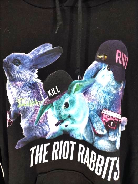 ミルクボーイ MILKBOY THE RIOT RABBITS HOODY メ - メルカリ