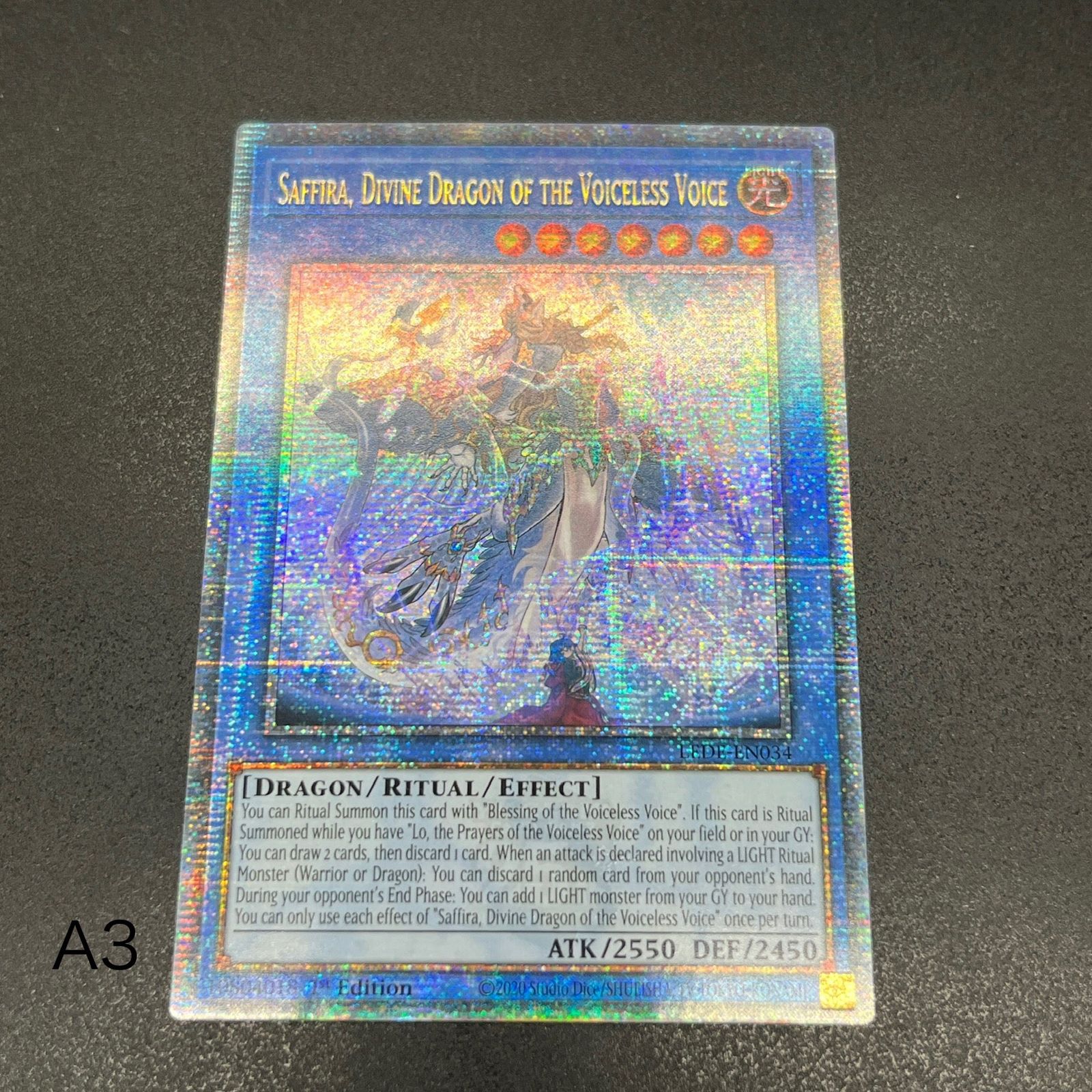 【好評にて期間延長】 遊戯王 粛声なる竜神サフィラ/クオシク/英語/1st/EU メルカリ - A3 遊戯王OCG デュエルモンスターズ
