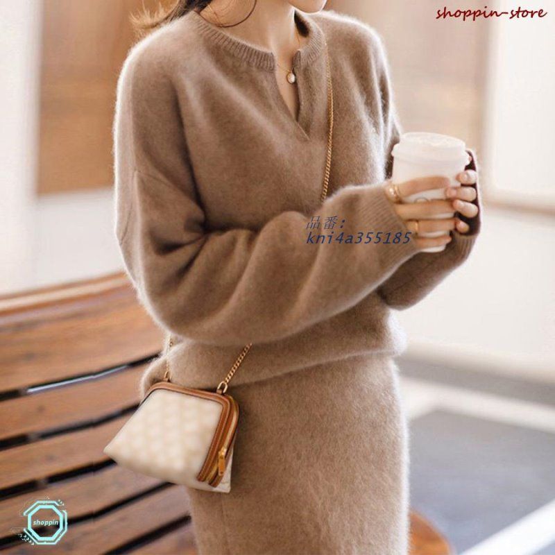 こなれ感 ニットセットアップ