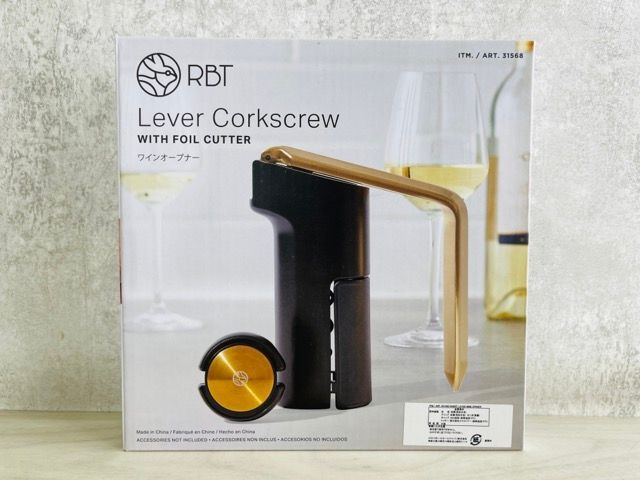 展示品 RBT ラビット ワインオープナー Lever Corkscrew ART.31568 フォイルカッター / 52594 - メルカリ