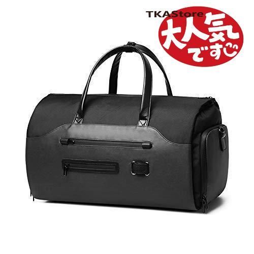 ガーメントバッグ 50L大容量 スーツ収納|靴収納ダッフルスーツカバー 型くずれ防止ボストンバッグ 出張用ビジネスバッグ リュックサック 防水防塵ショルダーバッ