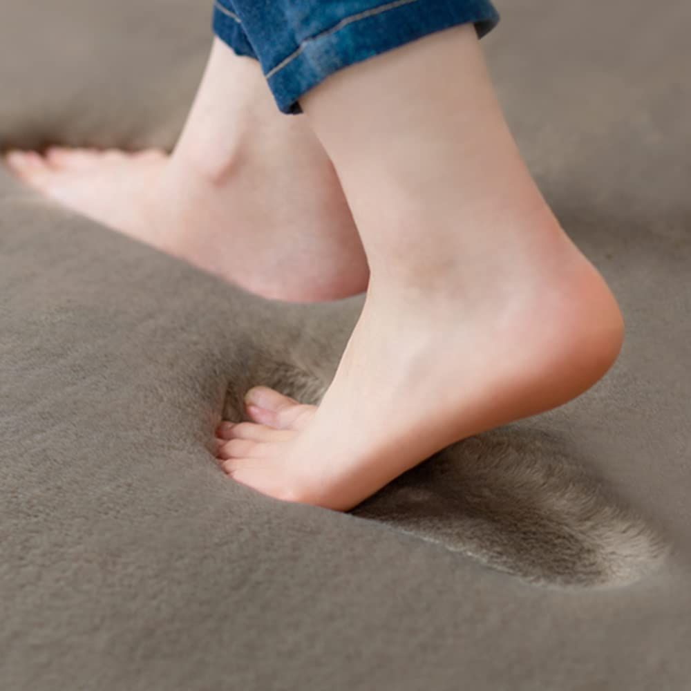 【数量限定】アイリスオーヤマ カーペット ラグ 低反発 185×240cm 全厚約4.5cm 滑り止め付き ホットカーペット対応 3畳 遮音効果 低ホルム 北欧 おしゃれ クッション マット CRTE-1824 モカ