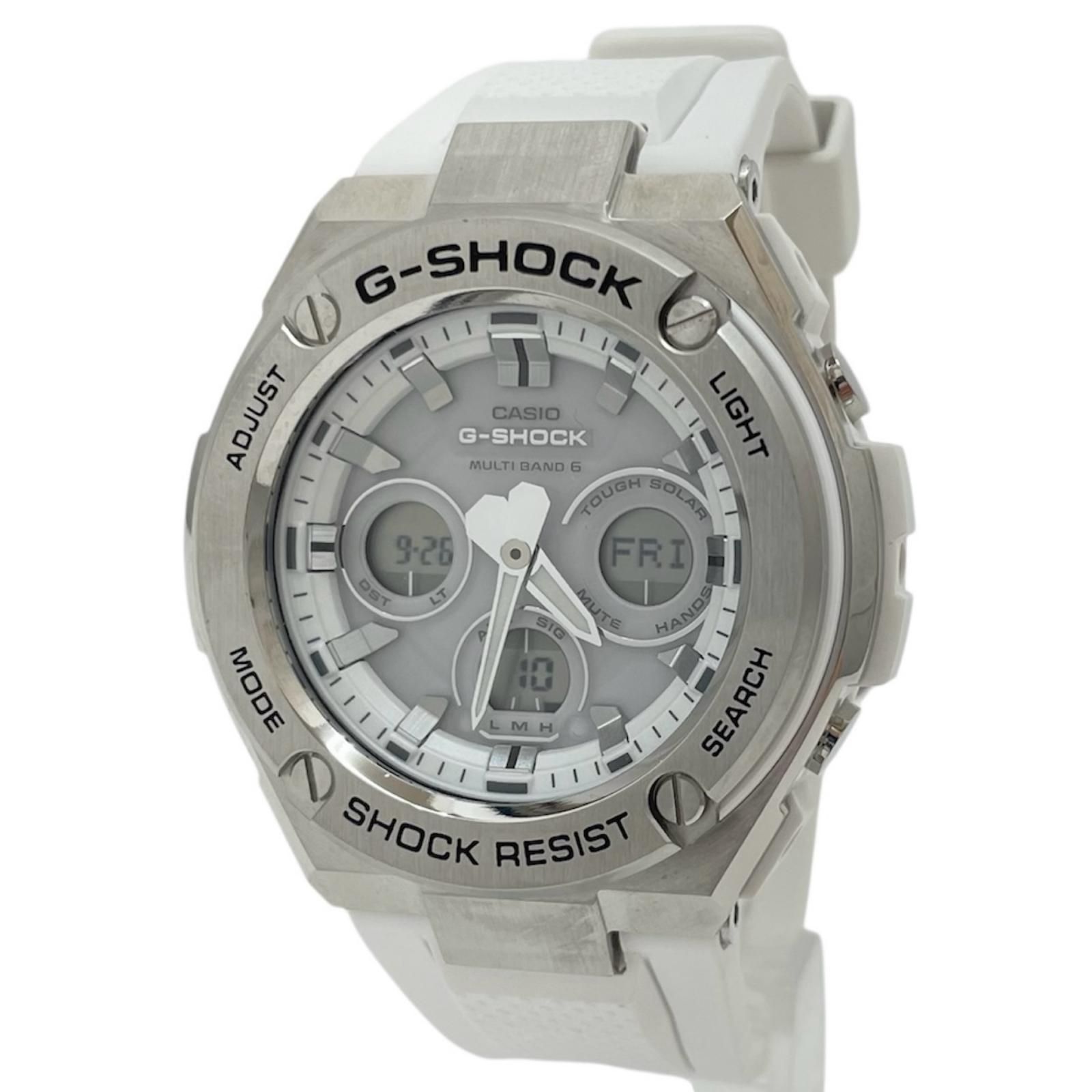 CASIO｜カシオ G-SHOCK ジーショック G-STEEL 腕時計 ホワイト×シルバー 尾張小牧店