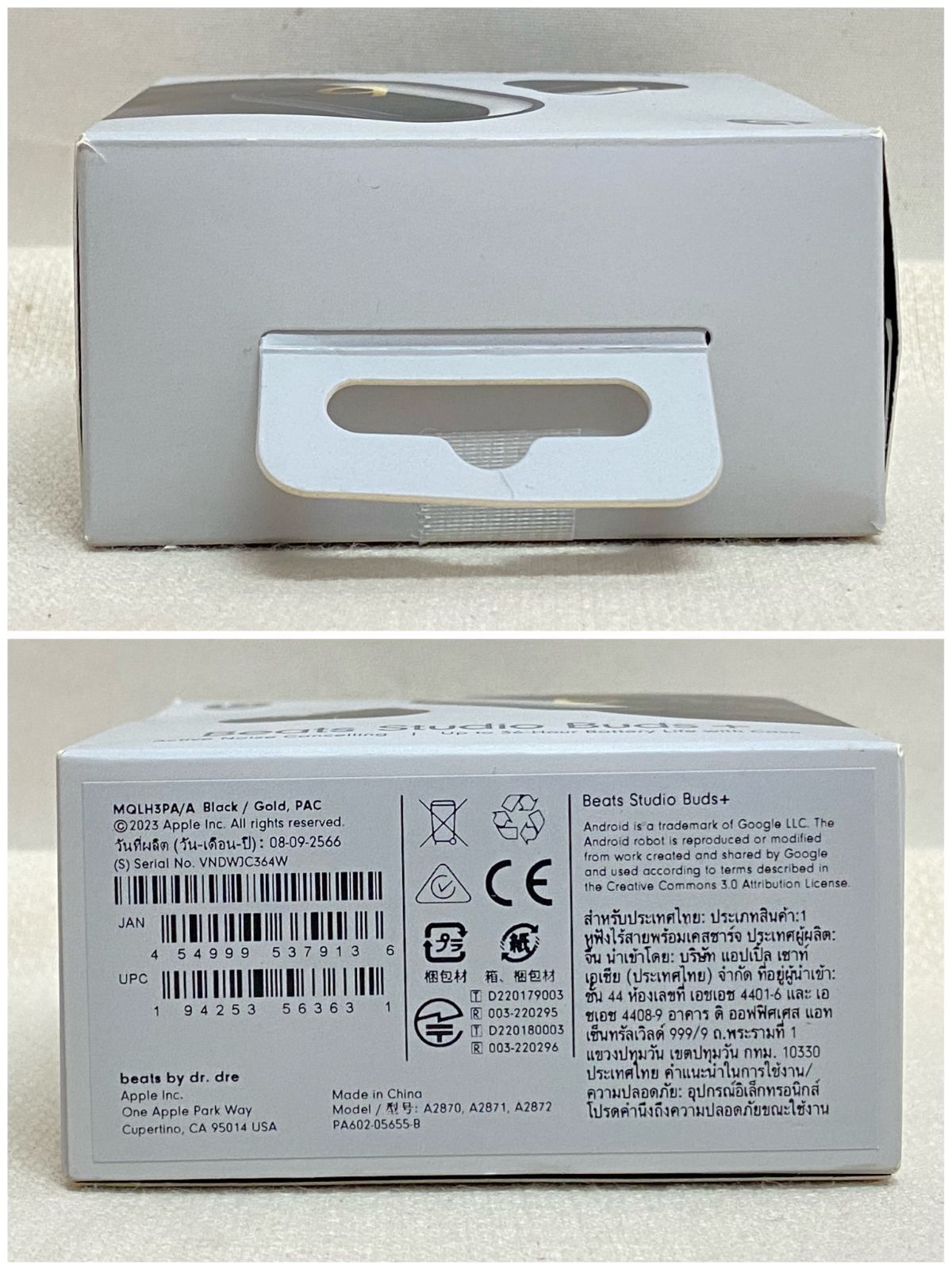  浜館46-603 店舗併売品 Beats Studio Buds ワイヤレスノイズキャンセリングイヤフォン – ブラック ゴールド 品 ワイヤレスイヤホン ワイヤレスイヤホン 骨伝導イヤホン