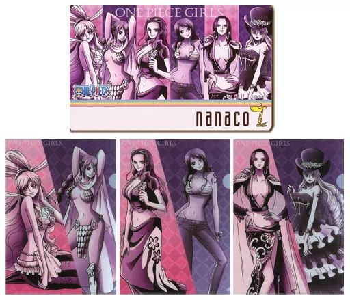 ONE PIECE GIRLS クリアファイル3枚nanacoカード発行特典 - メルカリ