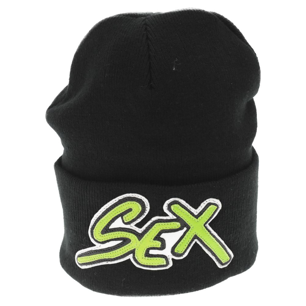 CHROME HEARTS (クロムハーツ) SEX BEANIE SEX RECORDS レザーパッチ