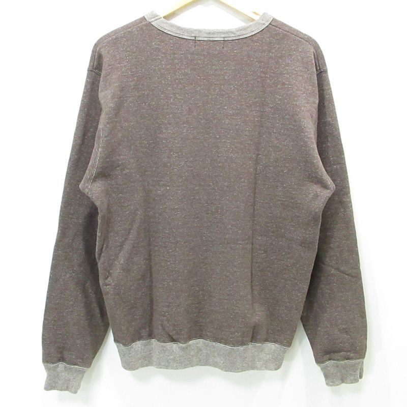 三重本店 HYSTERIC GLAMOUR ヒステリックグラマー METAL POLISHING ヒスガールプリント長袖スウェットシャツ 02233CS07 ブラウン サイズ L 104