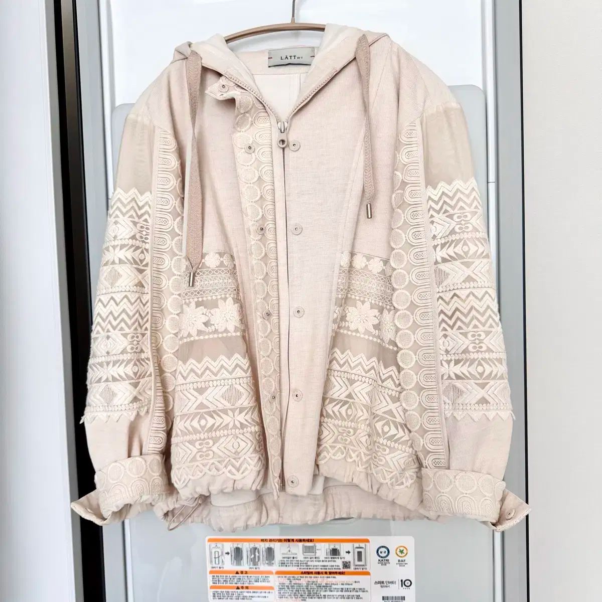 The HANDSOME 太くしよう 刺繡 ジップアップ ジャケット