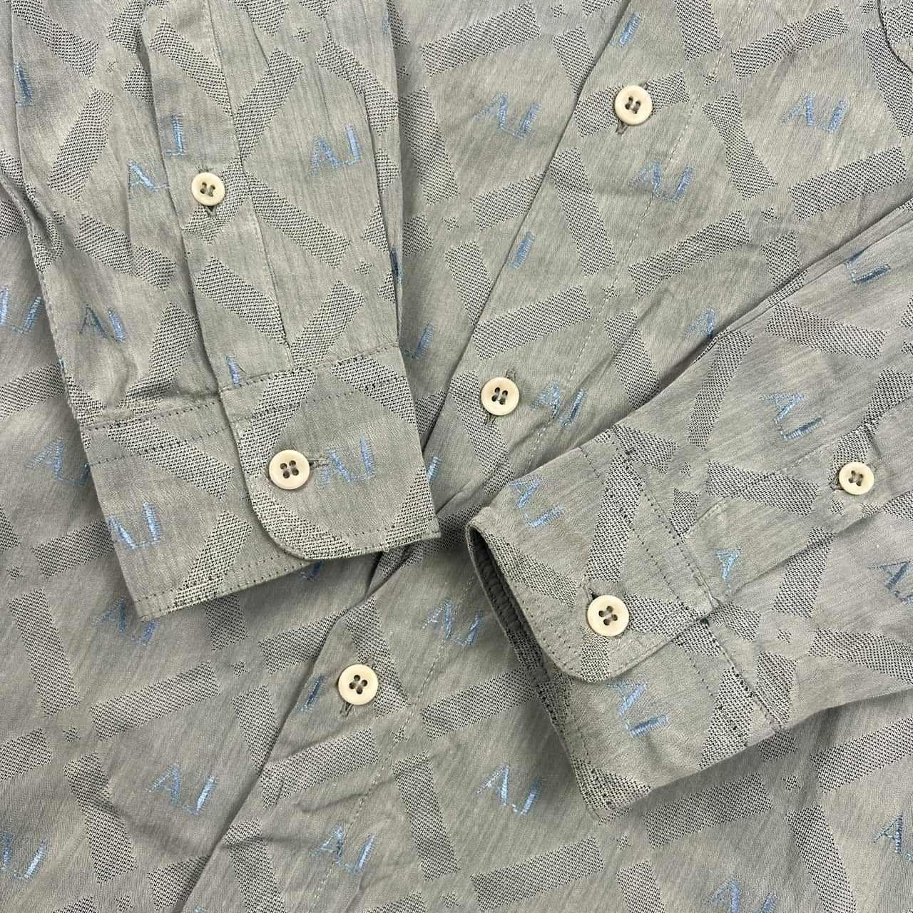 希少 90sビンテージ イタリア製 ARMANI JEANS 丸襟ジャケット