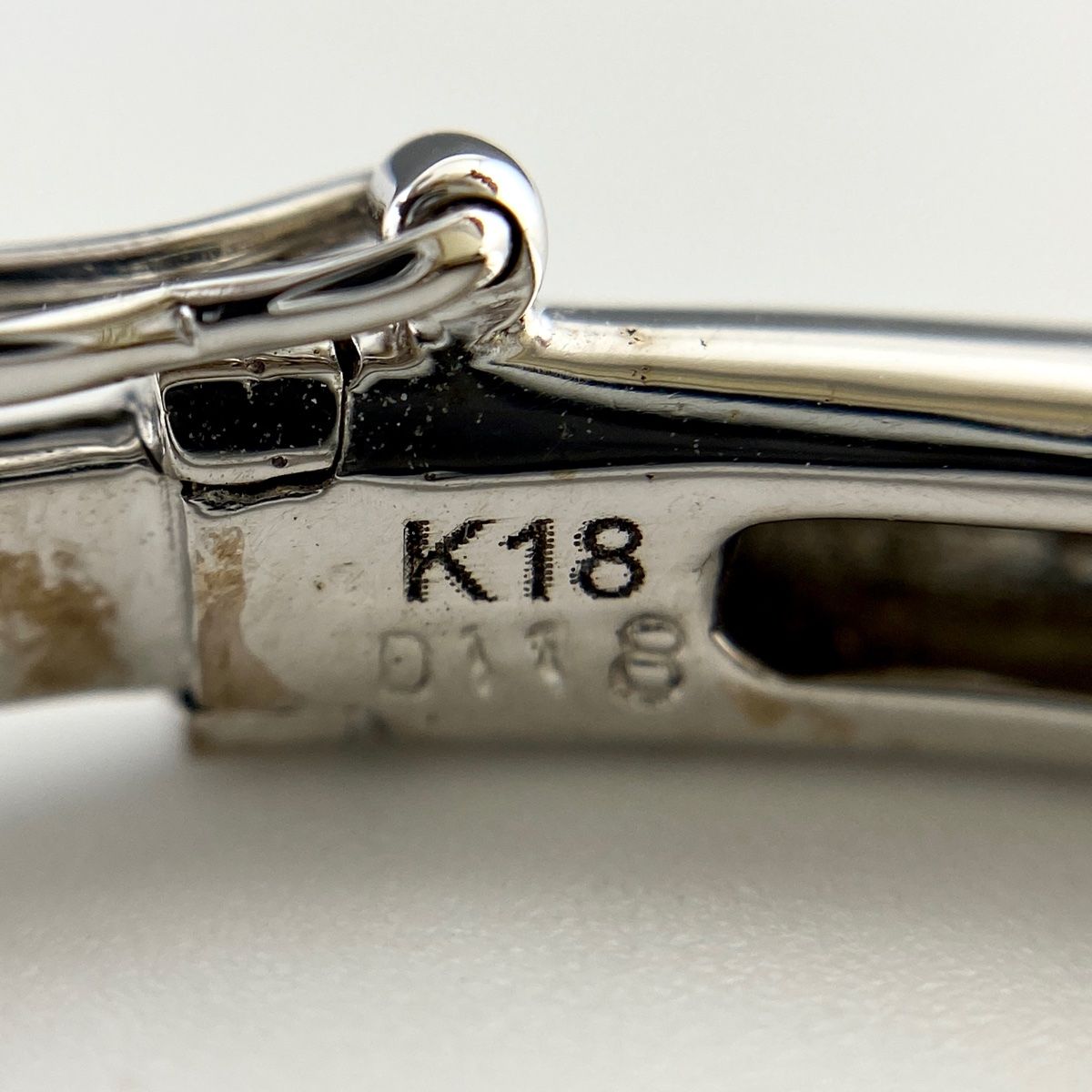 14K585刻印 金象嵌極上バングル 16g 東Y7-0929☆2F