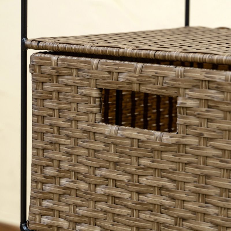 完成品でお届けです！】 人口ラタン ラタン風 ラタン調 ランドリー