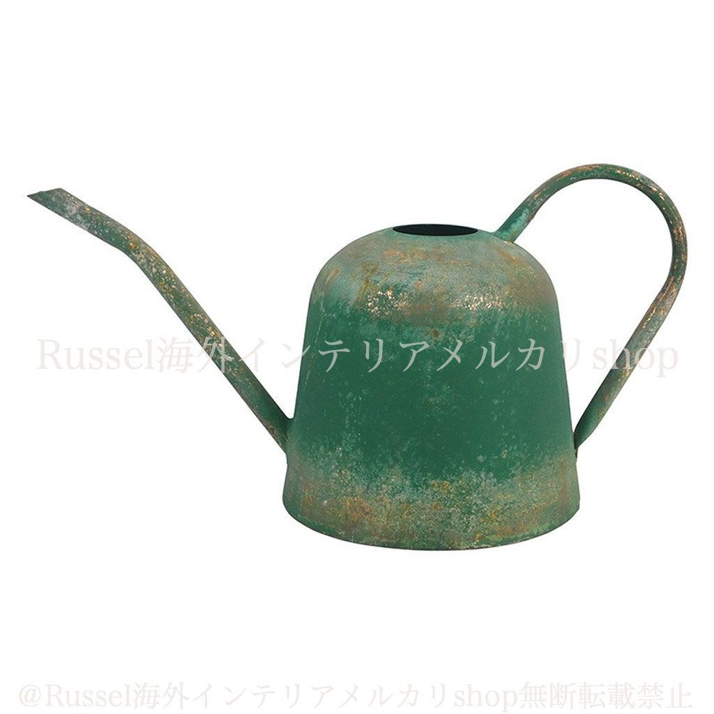 じょうろ グリーン 鉄 シャビーシック 庭 ジョウロ 緑 鉄製 中庭用 家庭用 ガーデニング 雑貨 ガーデン雑貨 ガーデンインテリア ガーデン インテリア 庭の装飾 お洒落 おしゃれ 8-14 STEELWINDOWSANDDOORS_COM