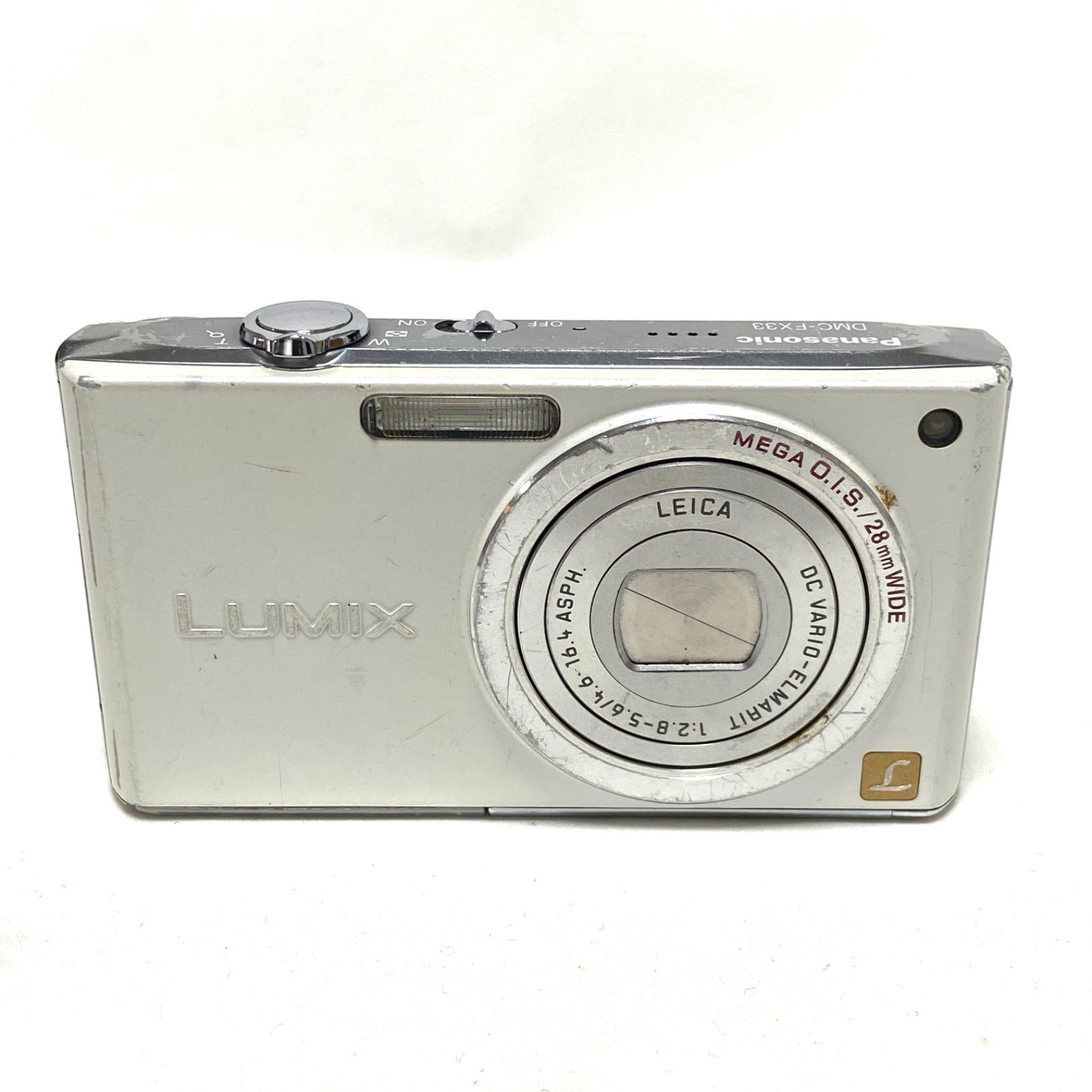 Panasonic LUMIX DMC-FX33 ホワイト コンパクトデジタルカメラ MEGA