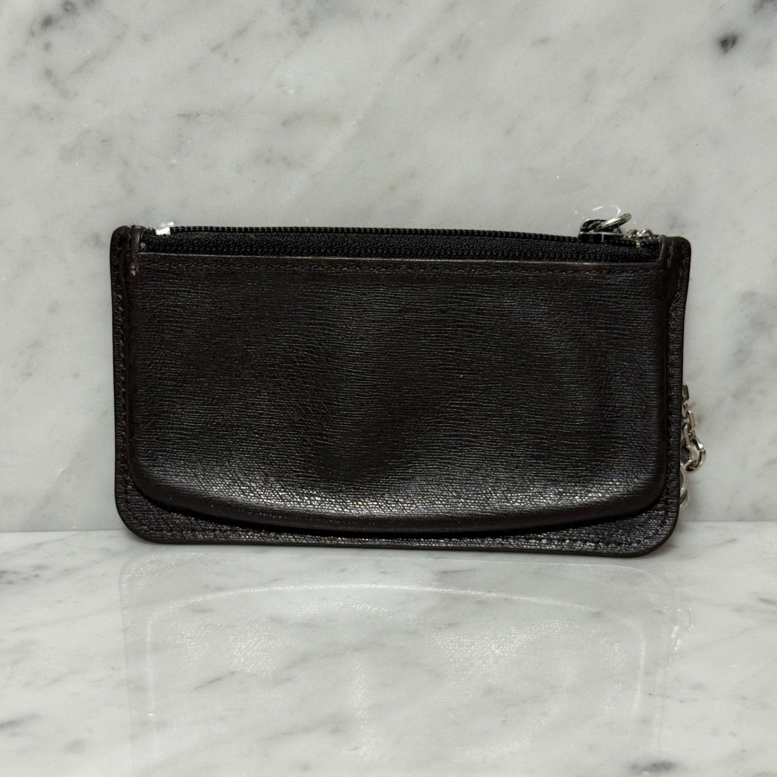 美品 dunhill ダンヒル コインケース 小銭入れ ブラウン 本革