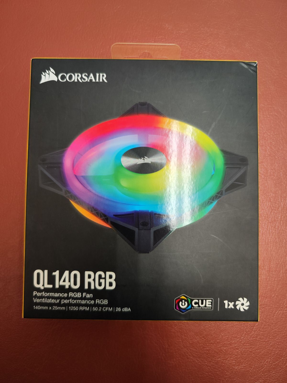 Corsair iCUE QL140 RGB 140mm シングルファン PWM対応 PCケースファン