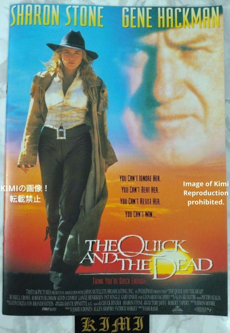クイック-デッド The Quick and the Dead 映画 パンフレット 本 1995 エレン シャロン ストーン The Quick and the Dead 1995 film Movie Pamphlet Book 1995 Sharon