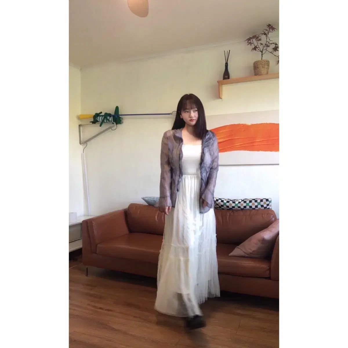 LAP ivory maxi dress