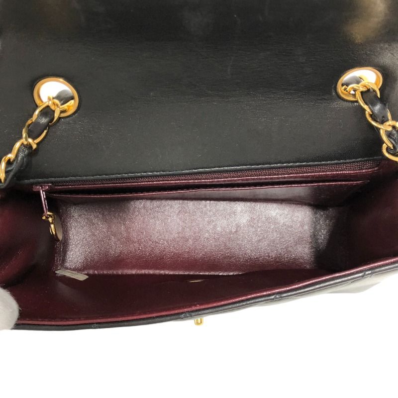 シャネル CHANEL ダイアナ22 A01164 ブラック ゴールド金具 ラムスキン ... シャネル CHANEL ショルダーバッグ ラムスキンダイアナ#22 A01164