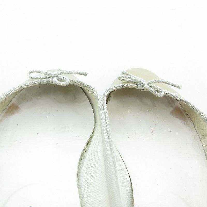 repettoバレエシューズ ベベ エナメル/サンドリヨンパンプス37 repettoバレエシューズ ベベ エナメル/サンドリヨンパンプス37