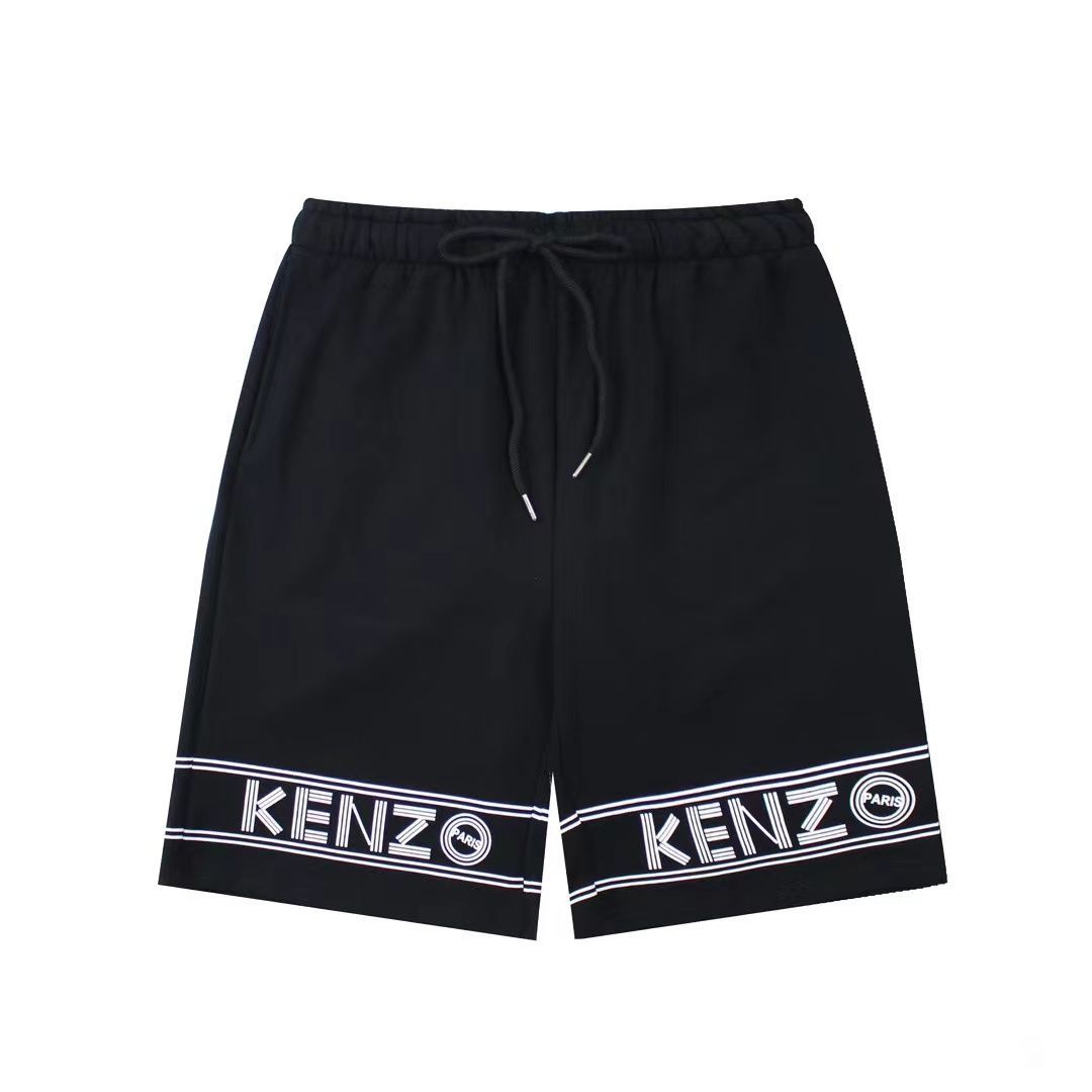 シンプルにオシャレに♪KENZO ケンゾー☆ロゴ プリント ハーフ・ショートパンツユニセックス