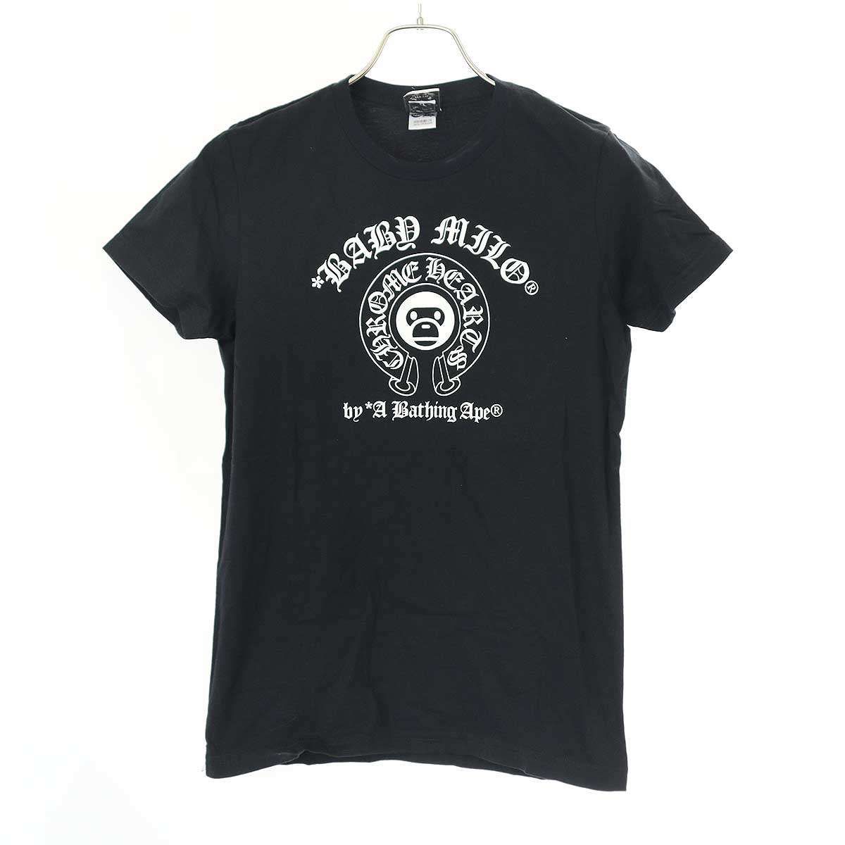 CHROME HEARTS×A BATHING APE クロムハーツ×アベイシングエイプ Horseshoe Tee ホースシュープリントTシャツ  ブラック M - メルカリ