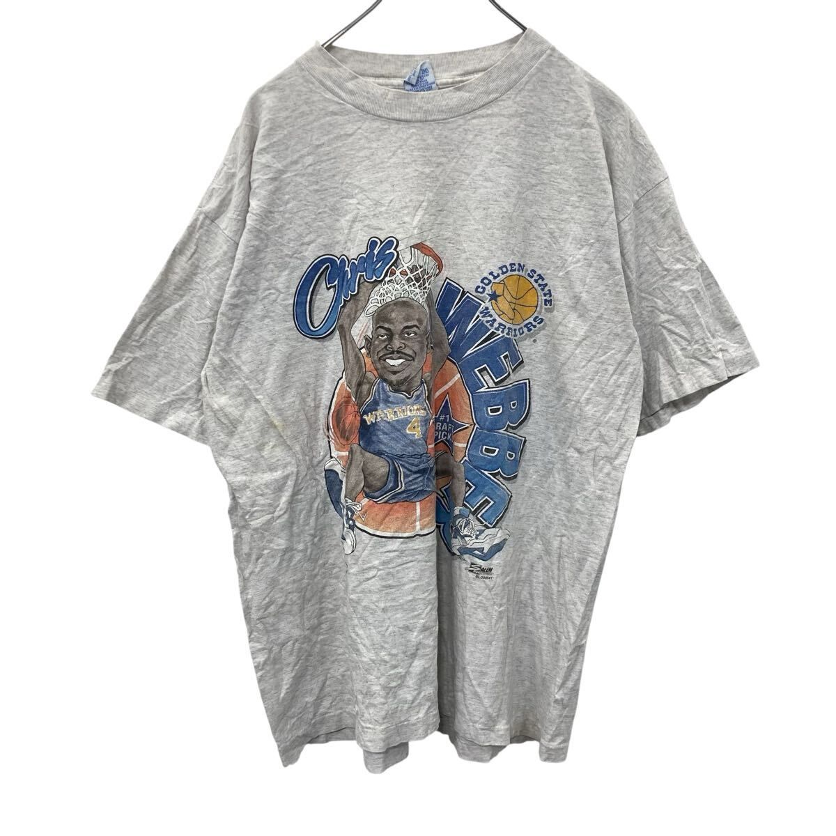 SALEM プリントTシャツ L グレー 90's 90年代 ウォーリアーズ