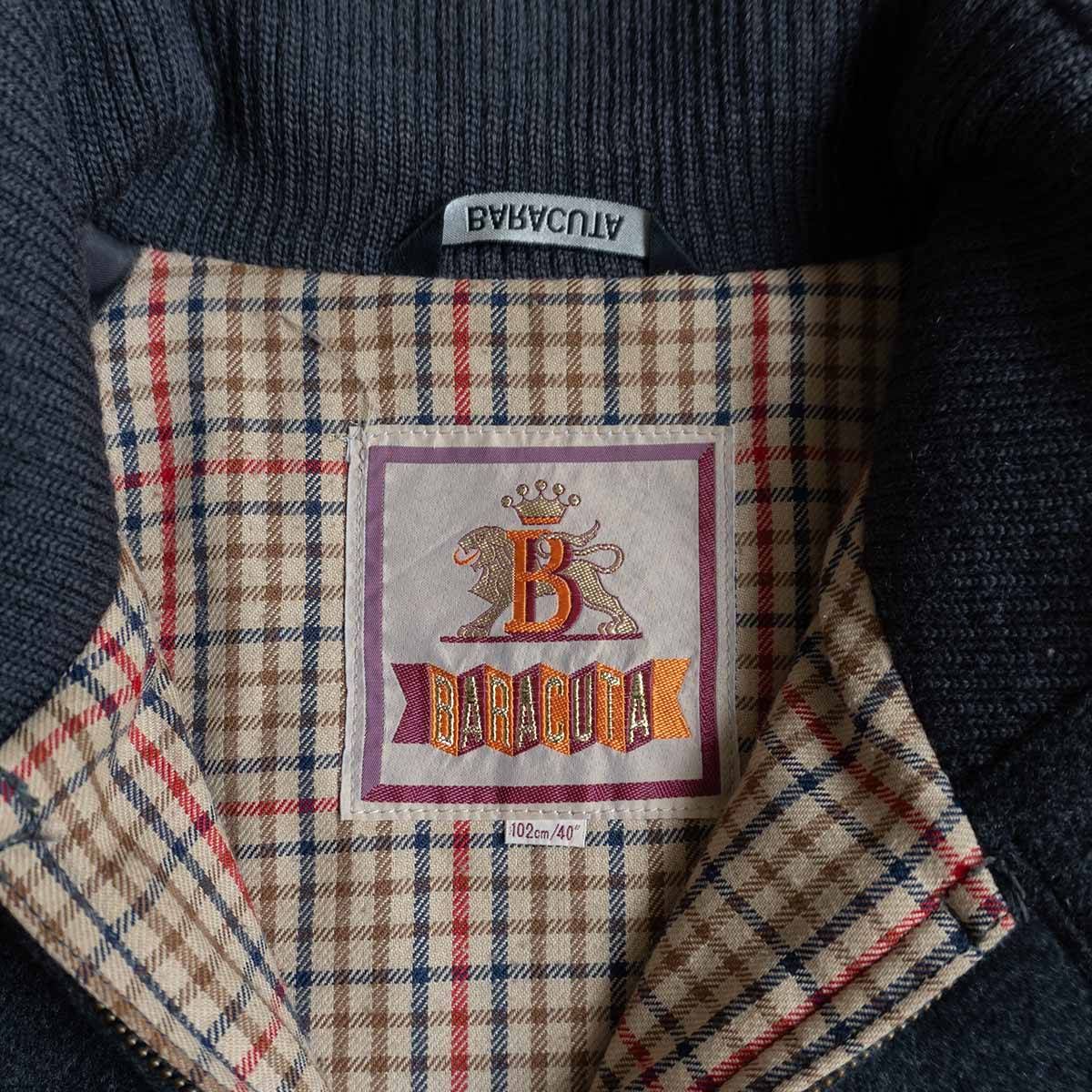 BARACUTA バラクータG9 カシミア混 スイングトップブルゾン 102cm/40