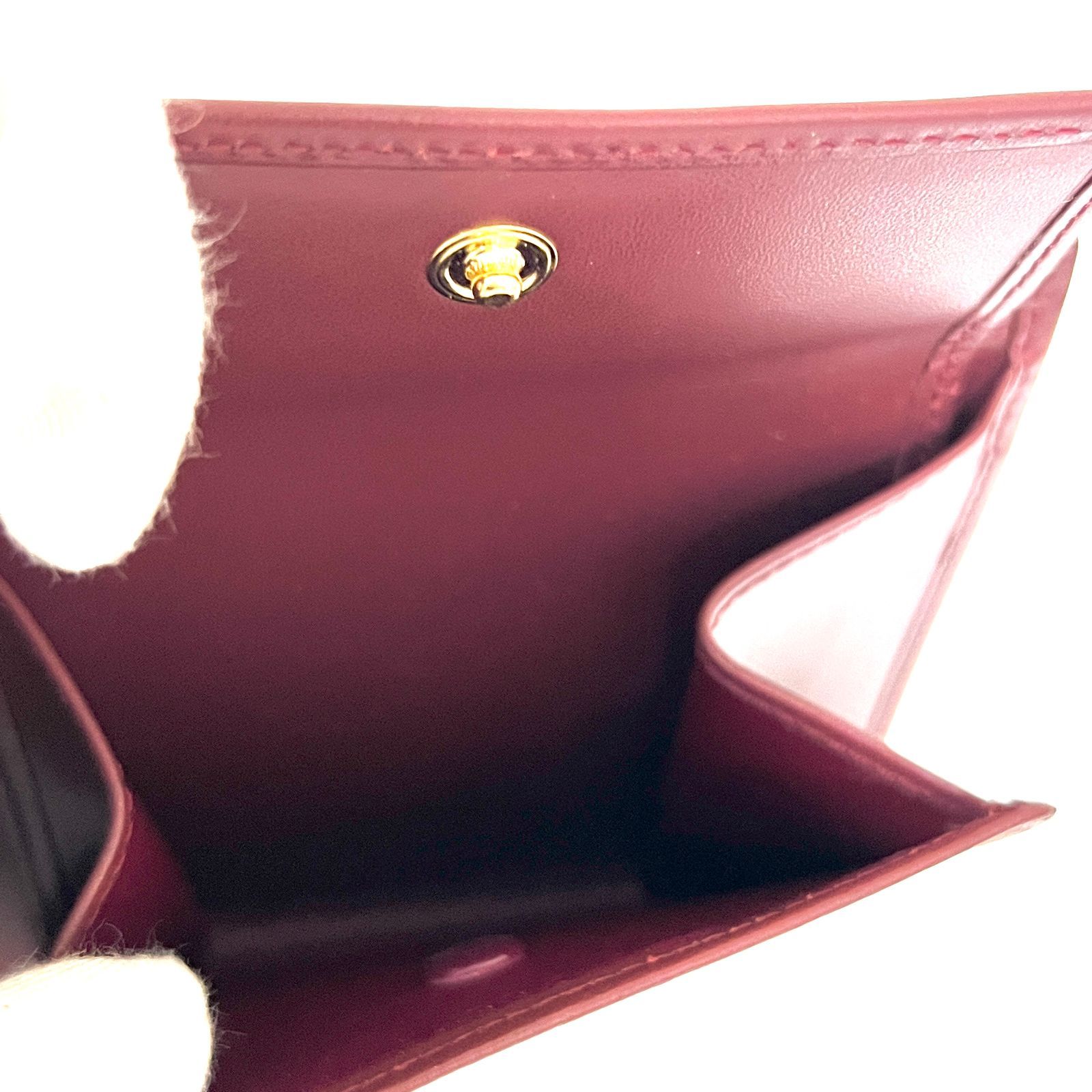 Cartier カルティエ 二つ折り財布 コンパクト マストライン Cartier