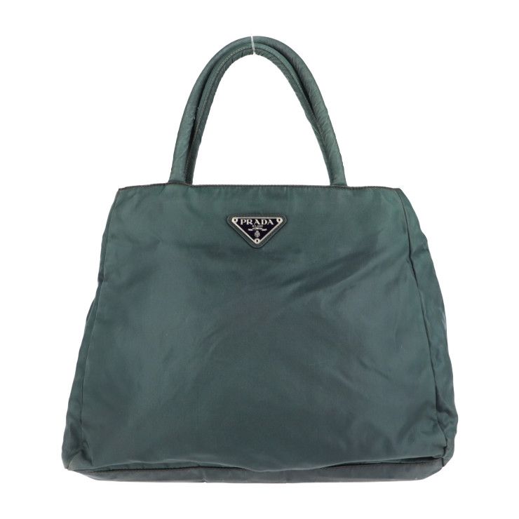 PRADA プラダ ハンドバッグ B3864 ナイロン ZAFFIRO グリーン系 トート