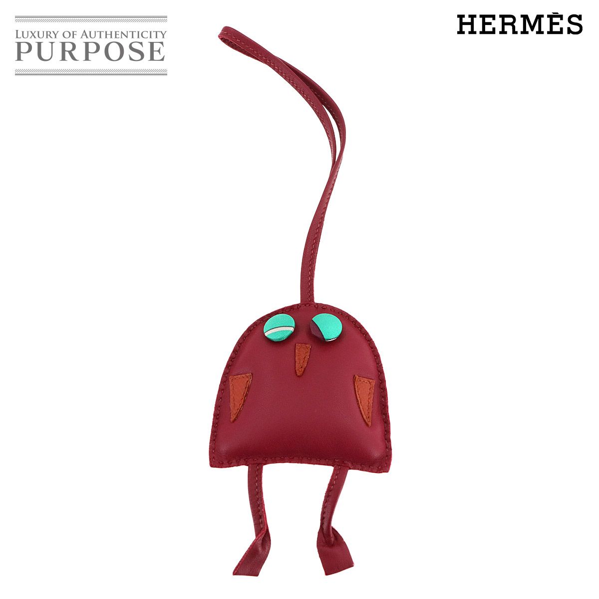HERMESエルメス バッグチャーム プティアッシュ オウム 美品！ HERMES エルメス バッグチャーム プティアッシュ オオハシ 鳥
