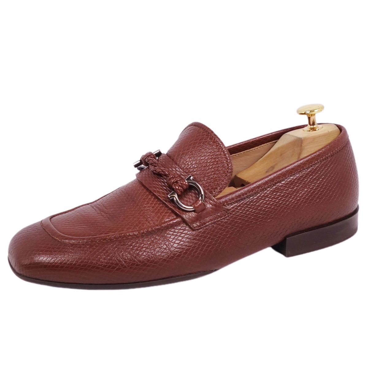 美品 サルヴァトーレ フェラガモ Salvatore Ferragamo ローフ