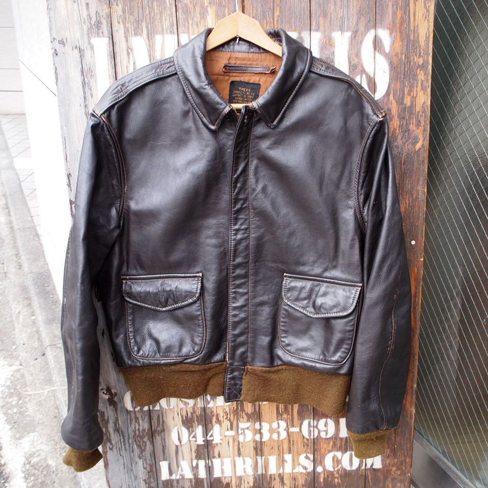 本命ギフト 70s Vintage USA製【AVIREX】ビンテージ A-2 Leather Jacket R ライダースジャケット