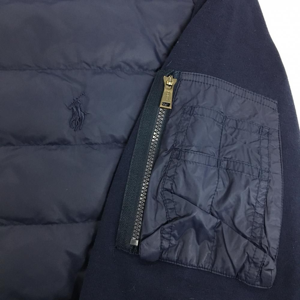ポロラルフローレン 切替ダウンジャケット ネイビー 身頃ダウン メンズ M ゴルフウェア Ralph Lauren WHITEMONARCHHOTEL_COM